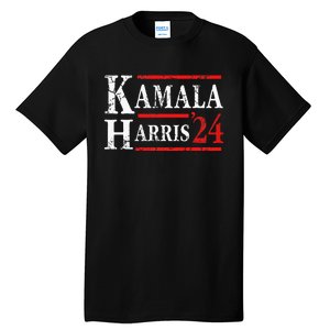 Kamala Harris 2024 Election President Democrat Tall T-Shirt