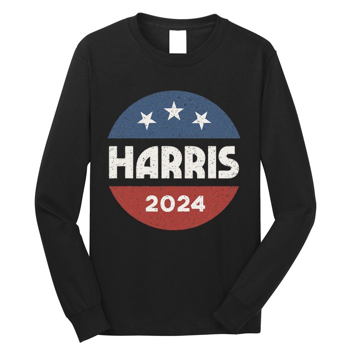 Kamala Harris 2024 Democrat Women Madam President Election Long Sleeve Shirt