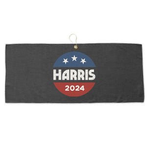 Kamala Harris 2024 Democrat Women Madam President Election Large Microfiber Waffle Golf Towel