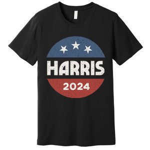 Kamala Harris 2024 Democrat Women Madam President Election Premium T-Shirt