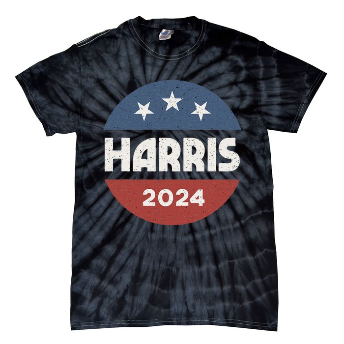 Kamala Harris 2024 Democrat Women Madam President Election Tie-Dye T-Shirt