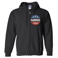 Kamala Harris 2024 Democrat Women Madam President Election Full Zip Hoodie