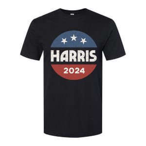 Kamala Harris 2024 Democrat Women Madam President Election Softstyle CVC T-Shirt