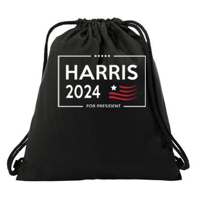 Kamala Harris 2024 For President Campaign Drawstring Bag