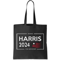 Kamala Harris 2024 For President Campaign Tote Bag