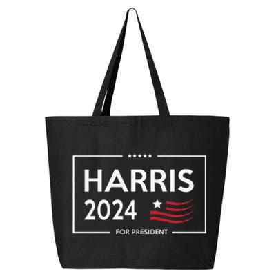 Kamala Harris 2024 For President Campaign 25L Jumbo Tote