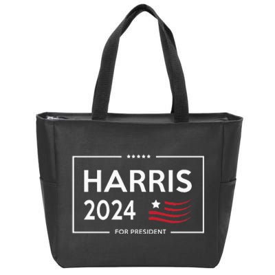 Kamala Harris 2024 For President Campaign Zip Tote Bag