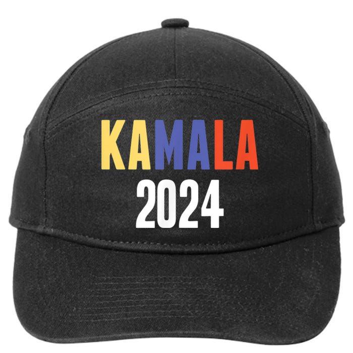 Kamala Harris 2024 For President Campaign 7-Panel Snapback Hat