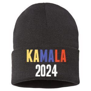 Kamala Harris 2024 For President Campaign Sustainable Knit Beanie