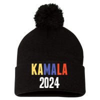 Kamala Harris 2024 For President Campaign Pom Pom 12in Knit Beanie