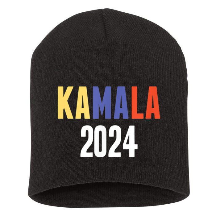 Kamala Harris 2024 For President Campaign Short Acrylic Beanie