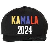 Kamala Harris 2024 For President Campaign Wool Snapback Cap