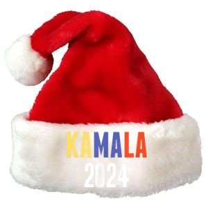 Kamala Harris 2024 For President Campaign Premium Christmas Santa Hat