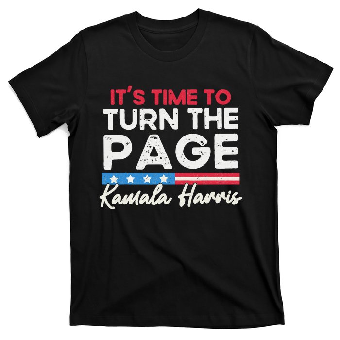 Kamala Harris 2024 ItS Time To Turn Page T-Shirt