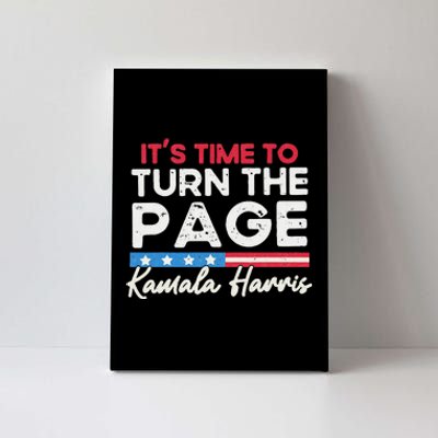 Kamala Harris 2024 ItS Time To Turn Page Canvas