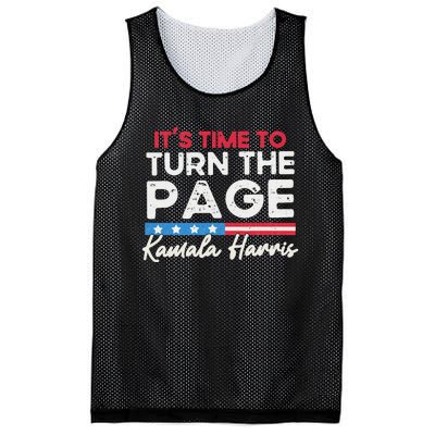 Kamala Harris 2024 ItS Time To Turn Page Mesh Reversible Basketball Jersey Tank