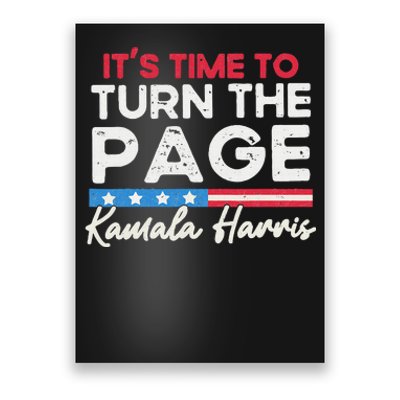 Kamala Harris 2024 ItS Time To Turn Page Poster