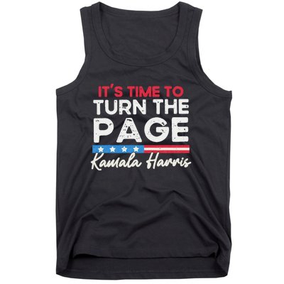 Kamala Harris 2024 ItS Time To Turn Page Tank Top