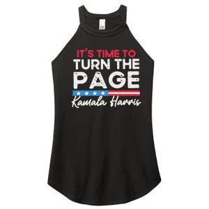 Kamala Harris 2024 ItS Time To Turn Page Women's Perfect Tri Rocker Tank