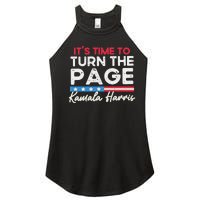 Kamala Harris 2024 ItS Time To Turn Page Women's Perfect Tri Rocker Tank