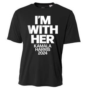 Kamala Harris 2024 Support IM With Her Kamala Harris 2024 Cooling Performance Crew T-Shirt