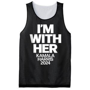 Kamala Harris 2024 Support IM With Her Kamala Harris 2024 Mesh Reversible Basketball Jersey Tank