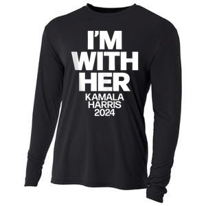 Kamala Harris 2024 Support IM With Her Kamala Harris 2024 Cooling Performance Long Sleeve Crew