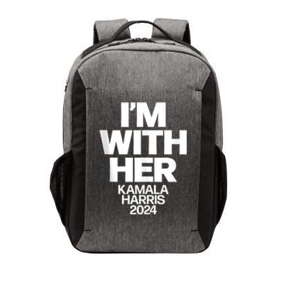 Kamala Harris 2024 Support IM With Her Kamala Harris 2024 Vector Backpack