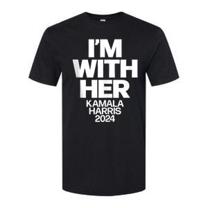 Kamala Harris 2024 Support IM With Her Kamala Harris 2024 Softstyle CVC T-Shirt