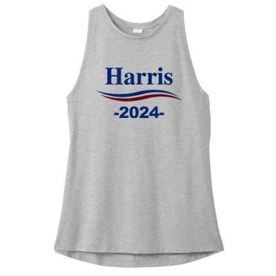 Kamala Harris 2024 For President Campaign Ladies PosiCharge Tri-Blend Wicking Tank