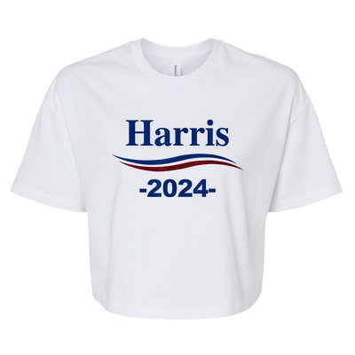 Kamala Harris 2024 For President Campaign Bella+Canvas Jersey Crop Tee