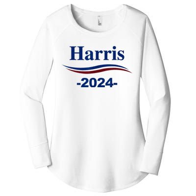 Kamala Harris 2024 For President Campaign Women's Perfect Tri Tunic Long Sleeve Shirt