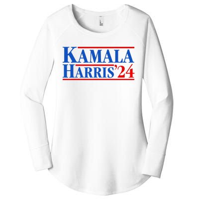 Kamala Harris 2024 For President Campaign Women's Perfect Tri Tunic Long Sleeve Shirt