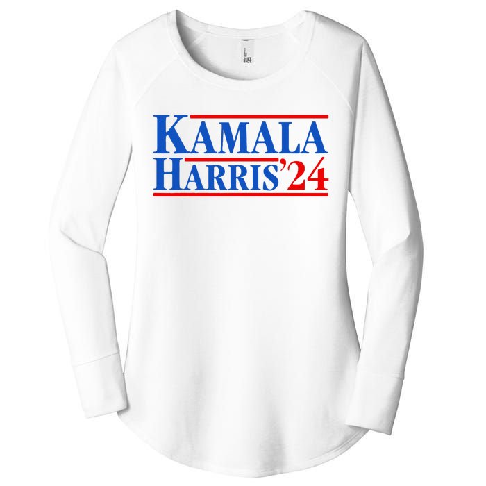 Kamala Harris 2024 For President Campaign Women's Perfect Tri Tunic Long Sleeve Shirt