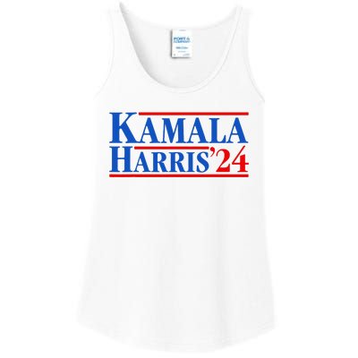 Kamala Harris 2024 For President Campaign Ladies Essential Tank