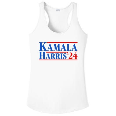 Kamala Harris 2024 For President Campaign Ladies PosiCharge Competitor Racerback Tank