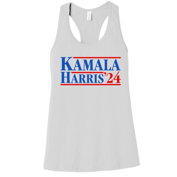 Kamala Harris 2024 For President Campaign Women's Racerback Tank