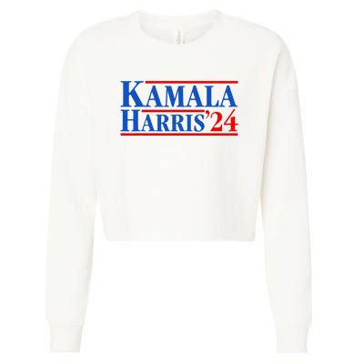 Kamala Harris 2024 For President Campaign Cropped Pullover Crew