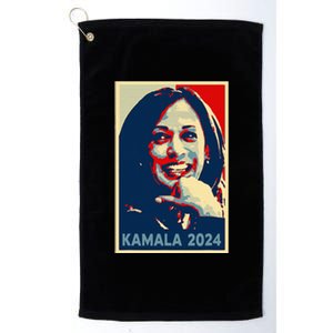 Kamala Harris 2024 For President Campaign Platinum Collection Golf Towel