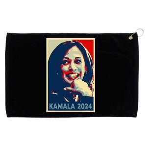 Kamala Harris 2024 For President Campaign Grommeted Golf Towel