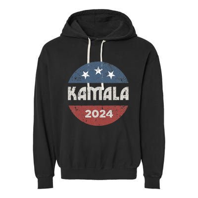 Kamala Harris 2024 For President Campaign Garment-Dyed Fleece Hoodie