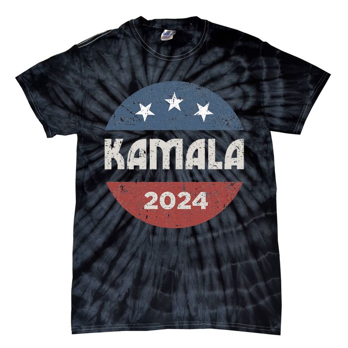 Kamala Harris 2024 For President Campaign Tie-Dye T-Shirt