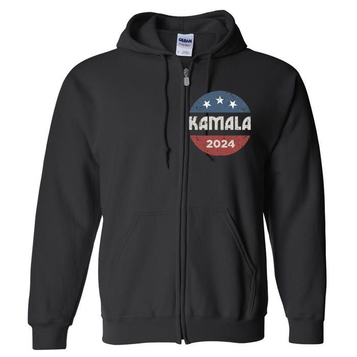 Kamala Harris 2024 For President Campaign Full Zip Hoodie