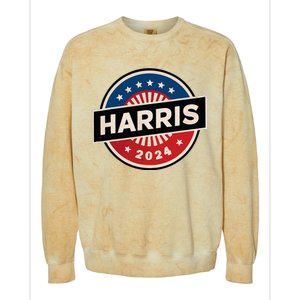 Kamala Harris 2024 For President Campaign 2024 Us Flag Colorblast Crewneck Sweatshirt