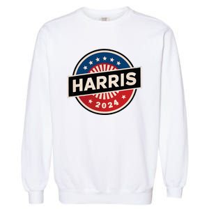 Kamala Harris 2024 For President Campaign 2024 Us Flag Garment-Dyed Sweatshirt