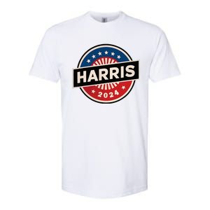 Kamala Harris 2024 For President Campaign 2024 Us Flag Softstyle CVC T-Shirt