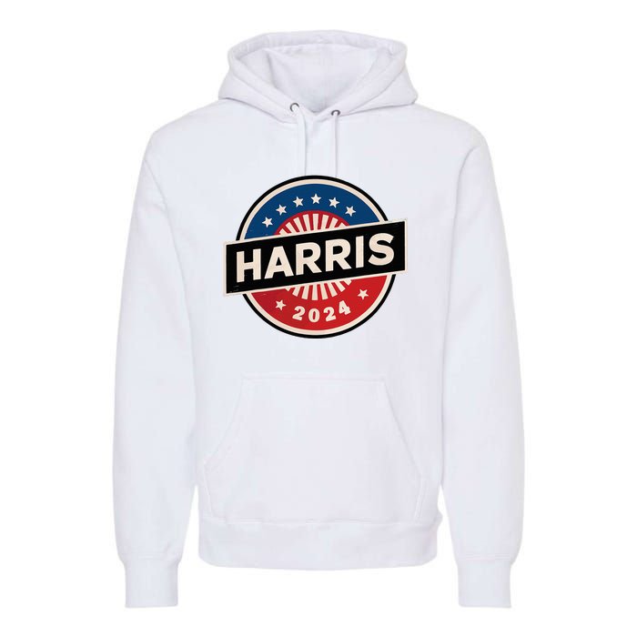 Kamala Harris 2024 For President Campaign 2024 Us Flag Premium Hoodie