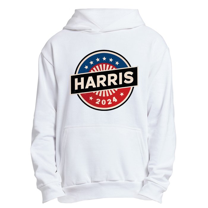 Kamala Harris 2024 For President Campaign 2024 Us Flag Urban Pullover Hoodie