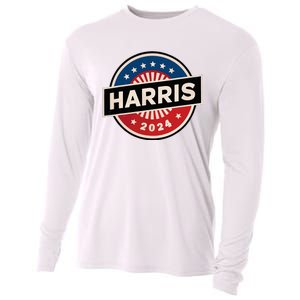 Kamala Harris 2024 For President Campaign 2024 Us Flag Cooling Performance Long Sleeve Crew