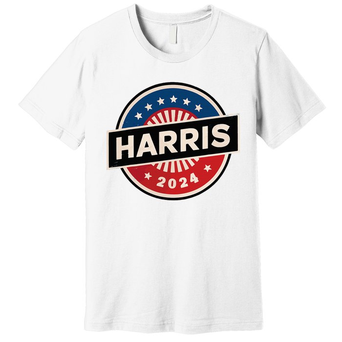 Kamala Harris 2024 For President Campaign 2024 Us Flag Premium T-Shirt